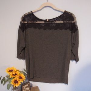 Gray blouse